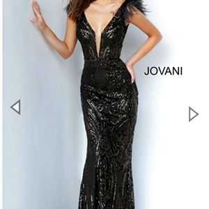 Jovani size 2 black prom dress